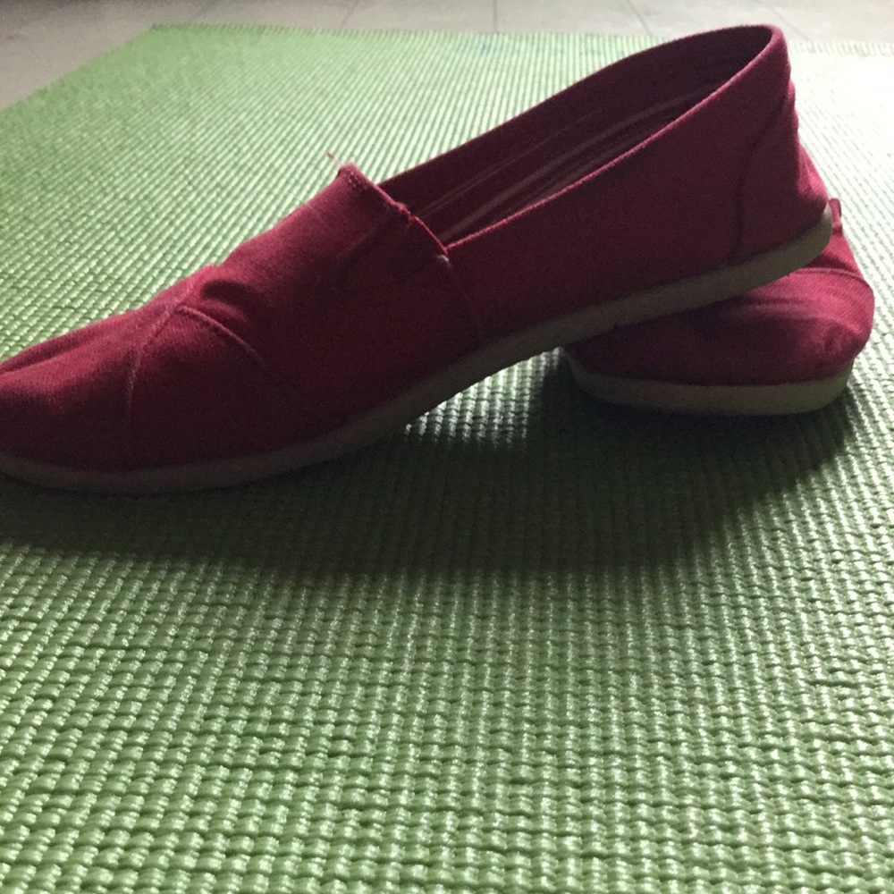 Slide on shoes.